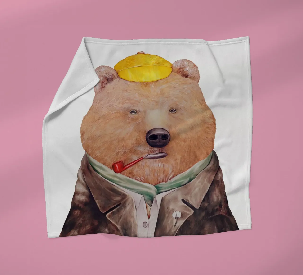 Il signor Orso Marrone coperta in pile da Animal Crew