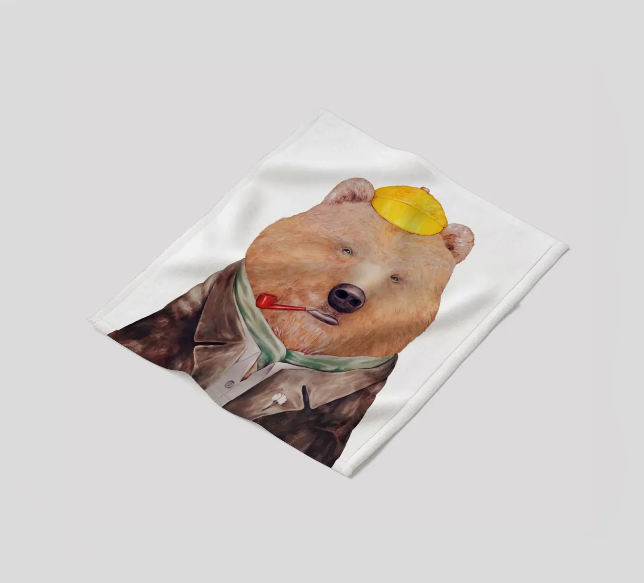 Il signor Orso Marrone coperta in pile da Animal Crew