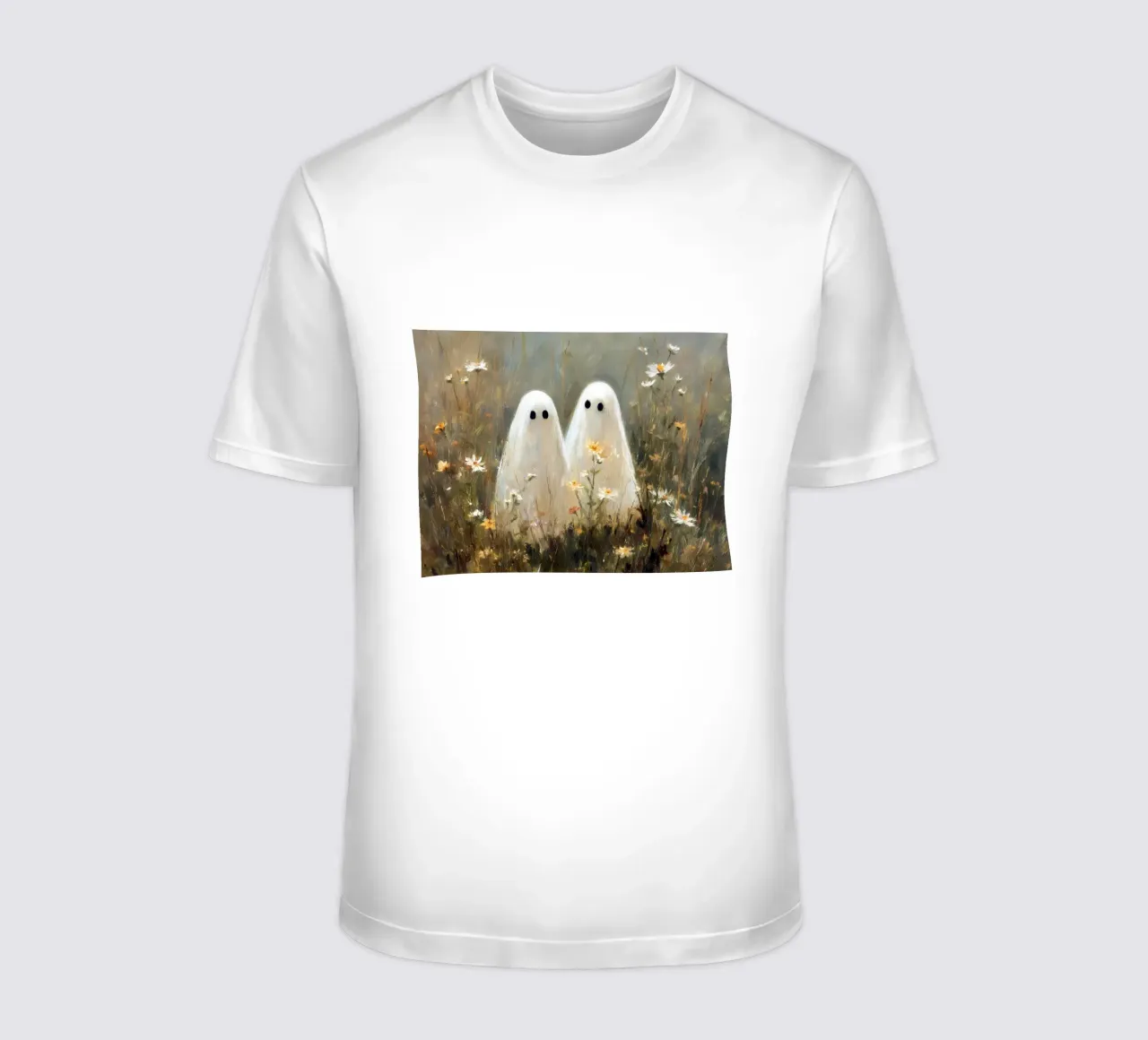 Cute ghosts t-shirt by IamHomeStudio