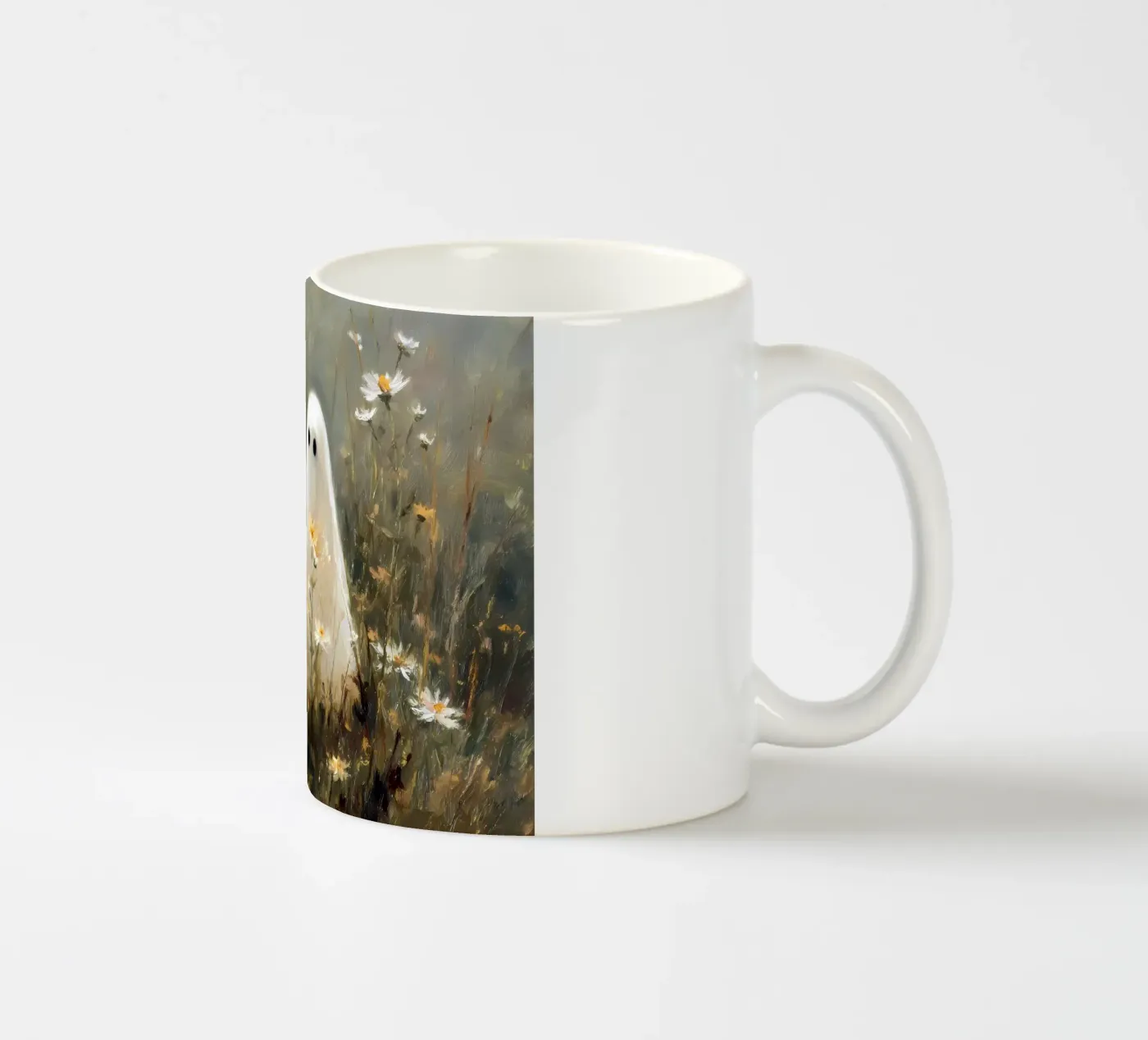 Cute ghosts ceramic mug by IamHomeStudio