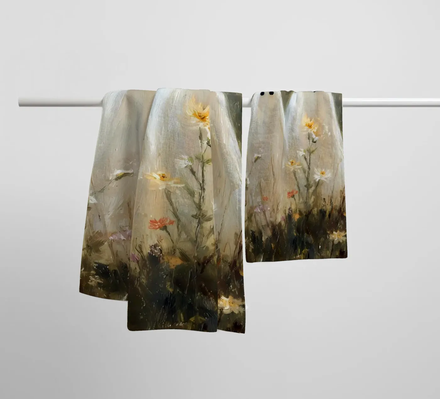 Cute ghosts towel by IamHomeStudio