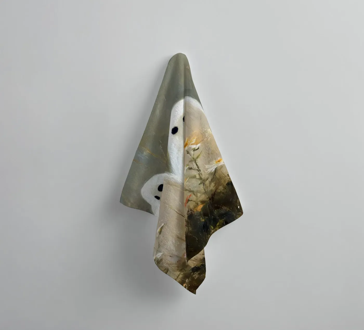 Cute ghosts towel by IamHomeStudio