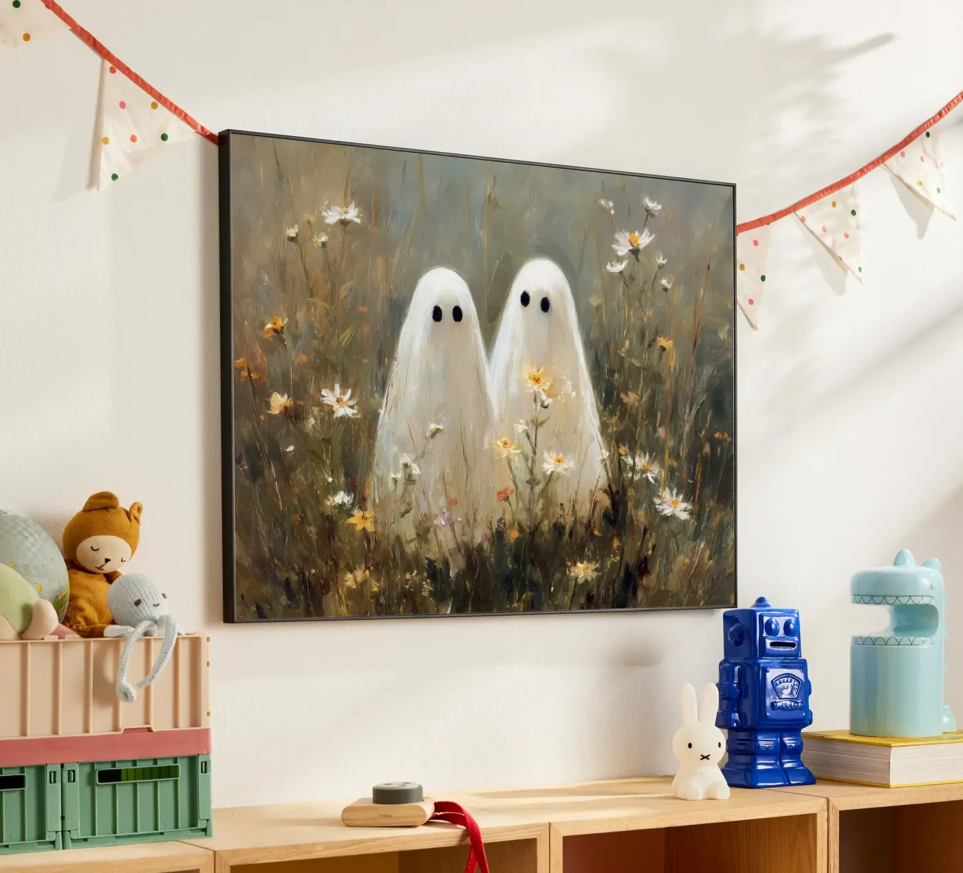 Cute ghosts forex plate by IamHomeStudio
