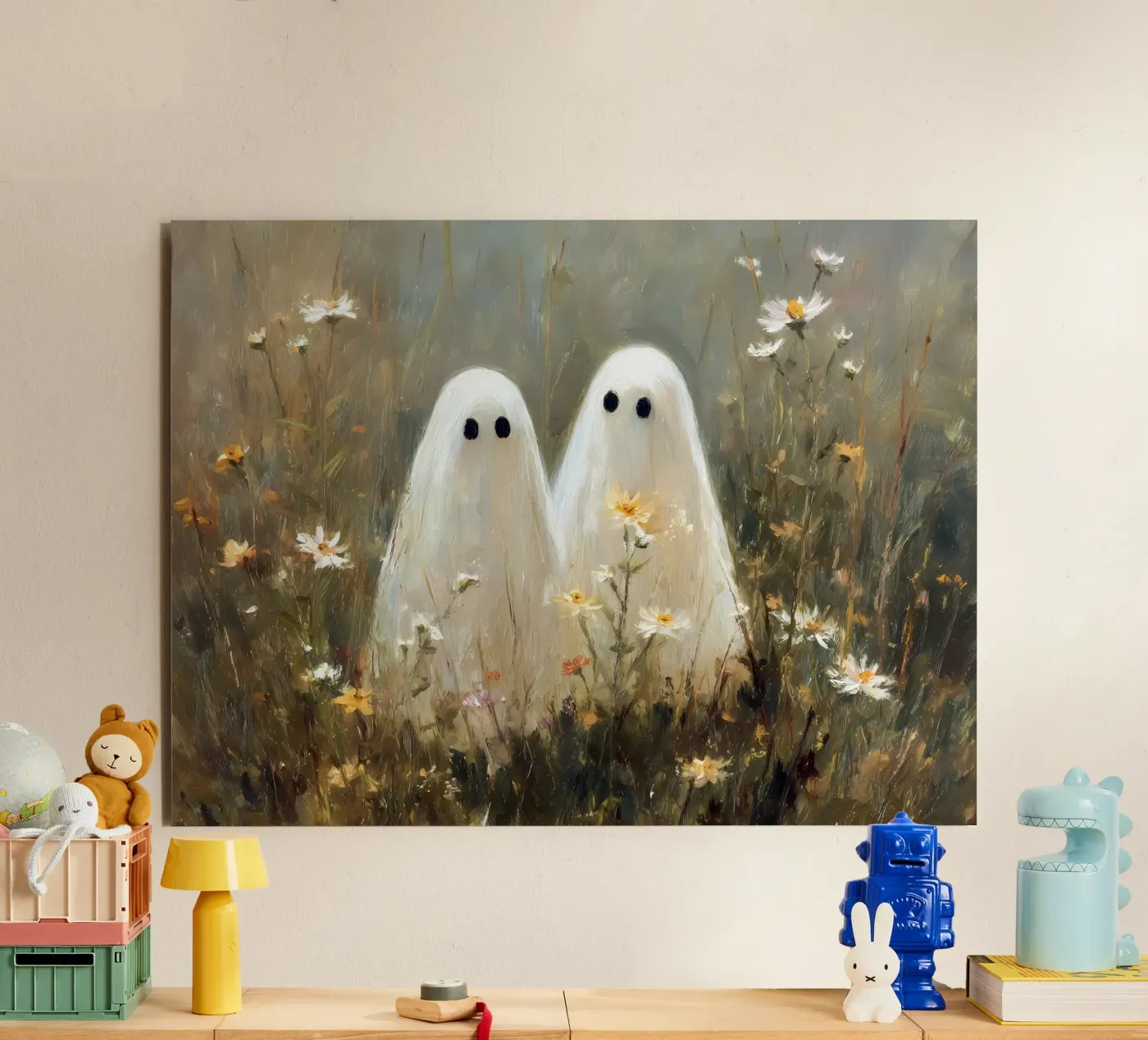 Cute ghosts forex plate by IamHomeStudio
