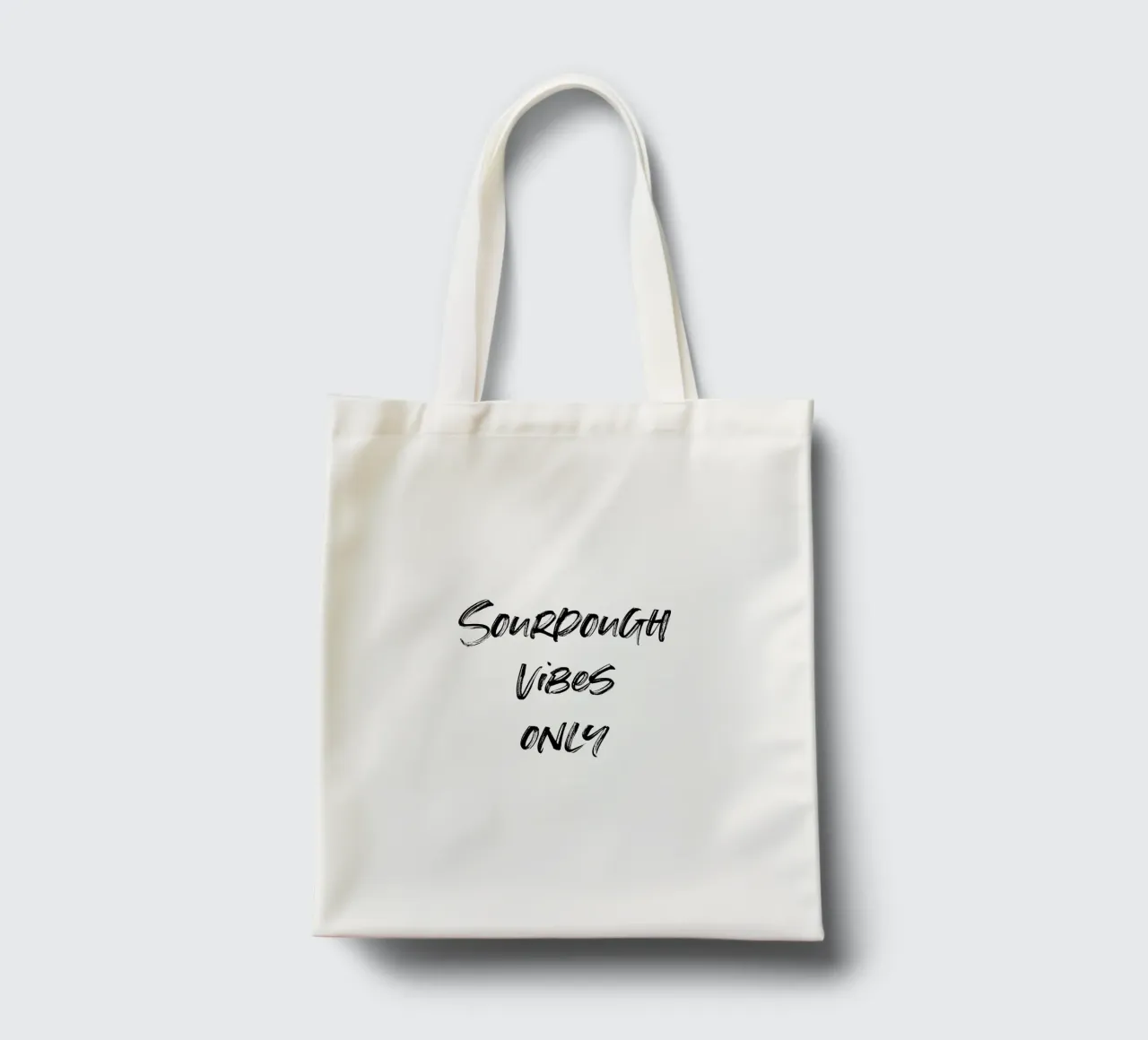 Sourdough vibes only | minimalistic design borsa in juta da just typo