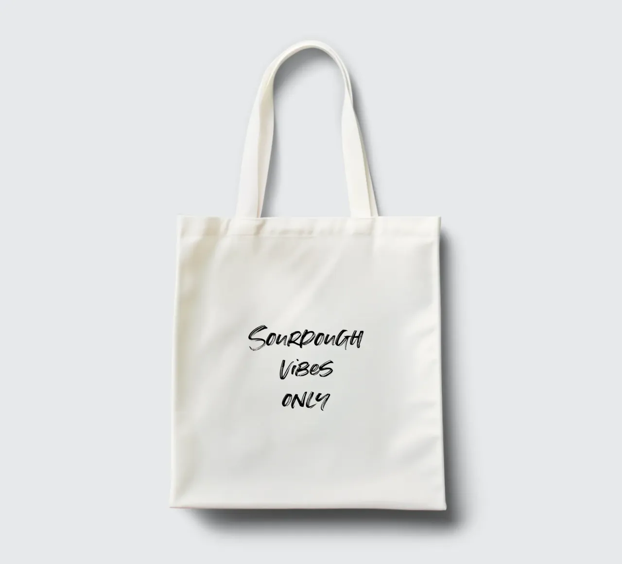 Sourdough vibes only | minimalistic design borsa in juta da just typo