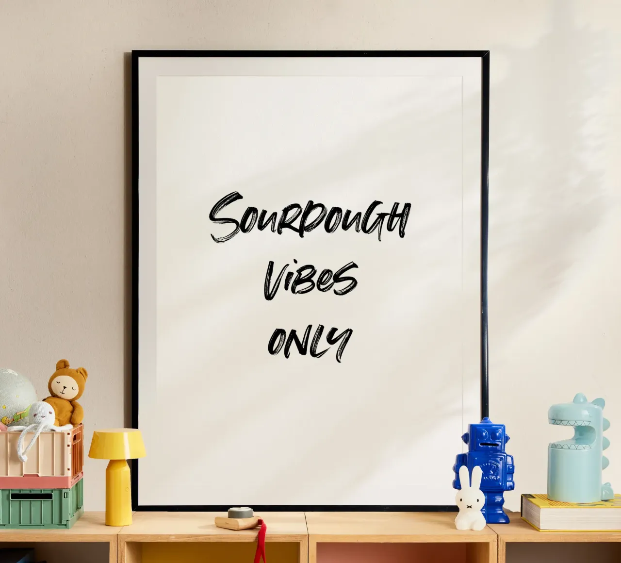 Sourdough vibes only | minimalistic design carta hahnemühle da just typo