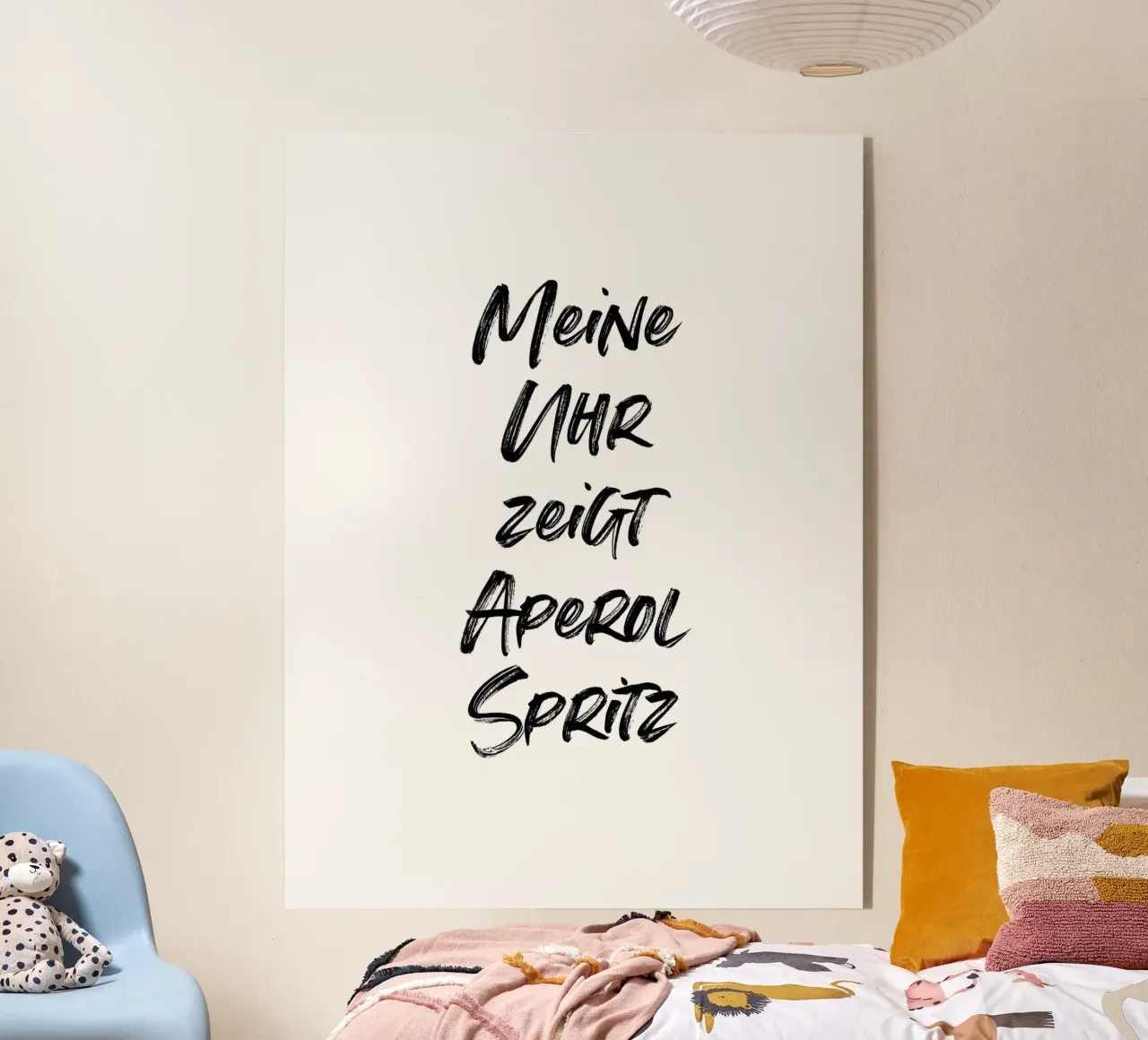 Meine Uhr zeigt Aperol Spritz | minimalistic design plexiglass da just typo
