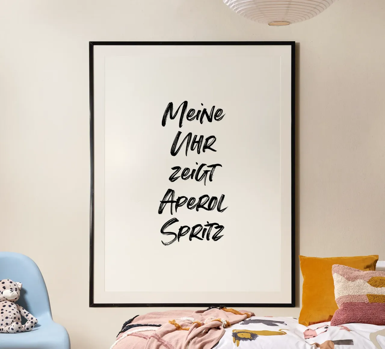 Meine Uhr zeigt Aperol Spritz | minimalistic design carta hahnemühle da just typo