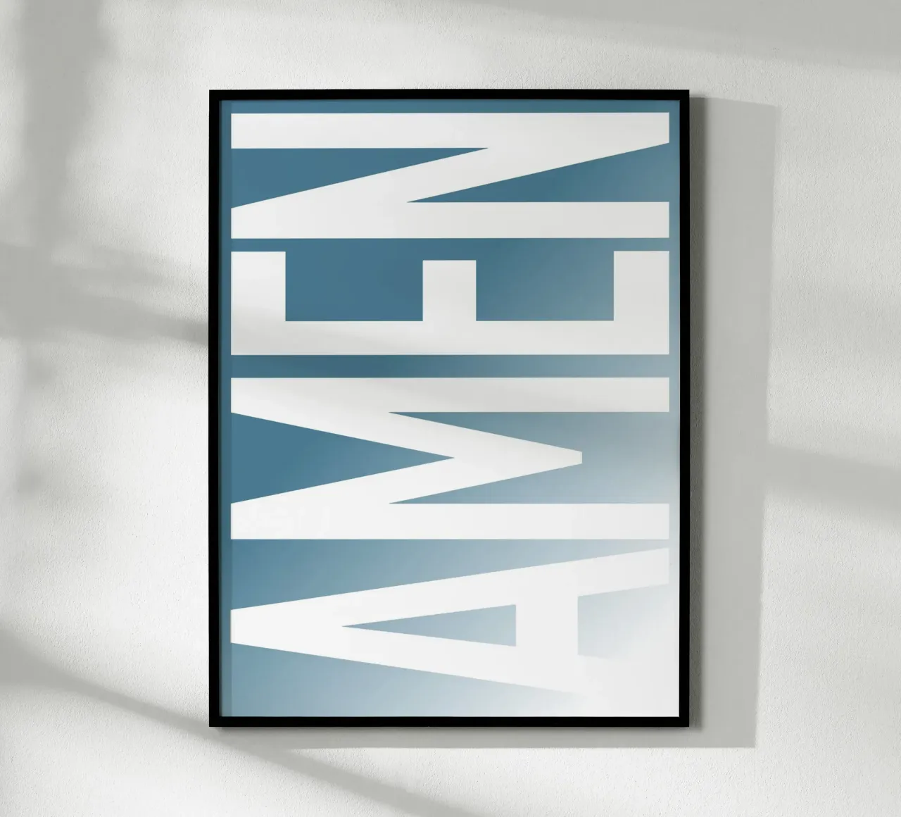 Carattere tipografico cristiano AMEN - Stile minimalista poster da Plain Thoughts