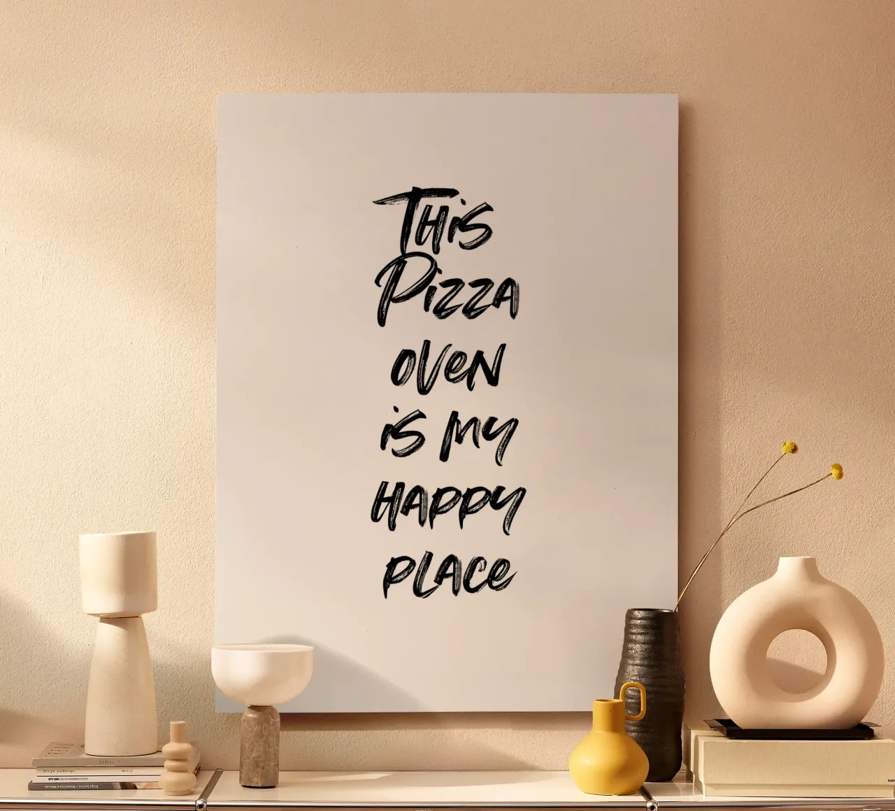 This pizza oven is my happy place | minimalistic design alluminio dibond da just typo