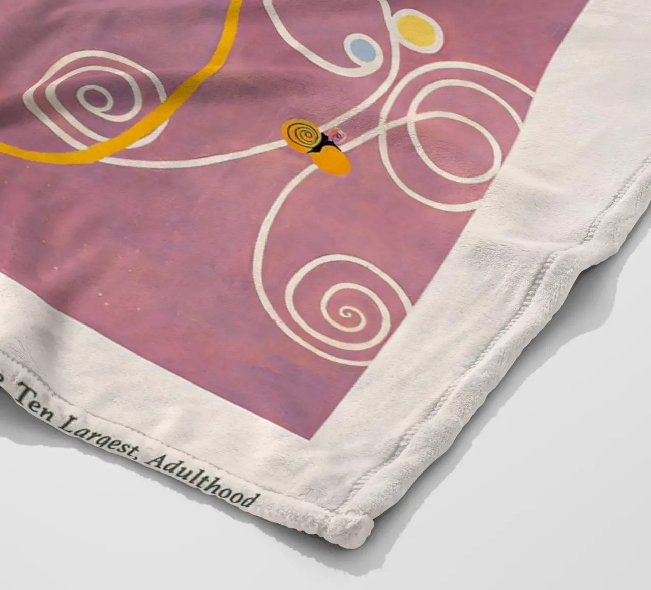 Hilma af Klint "Erwachsensein" Abstrakter Blumenkunstdruck Fleecedecke von homdeco