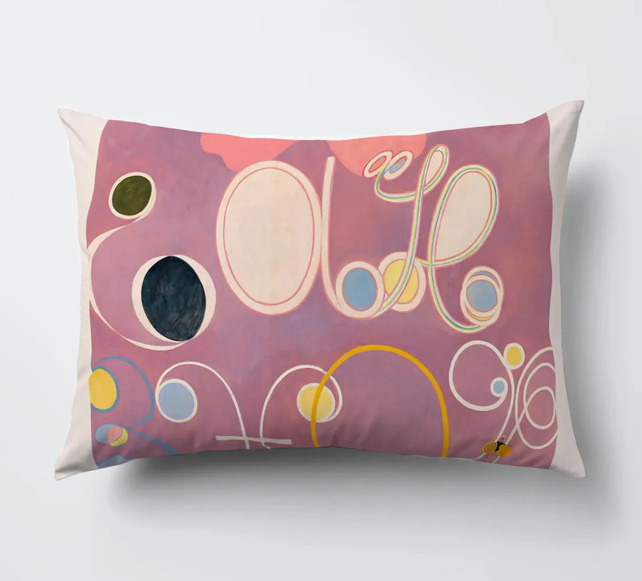 Stampa floreale astratta "Adulthood" di Hilma af Klint cuscino da homdeco