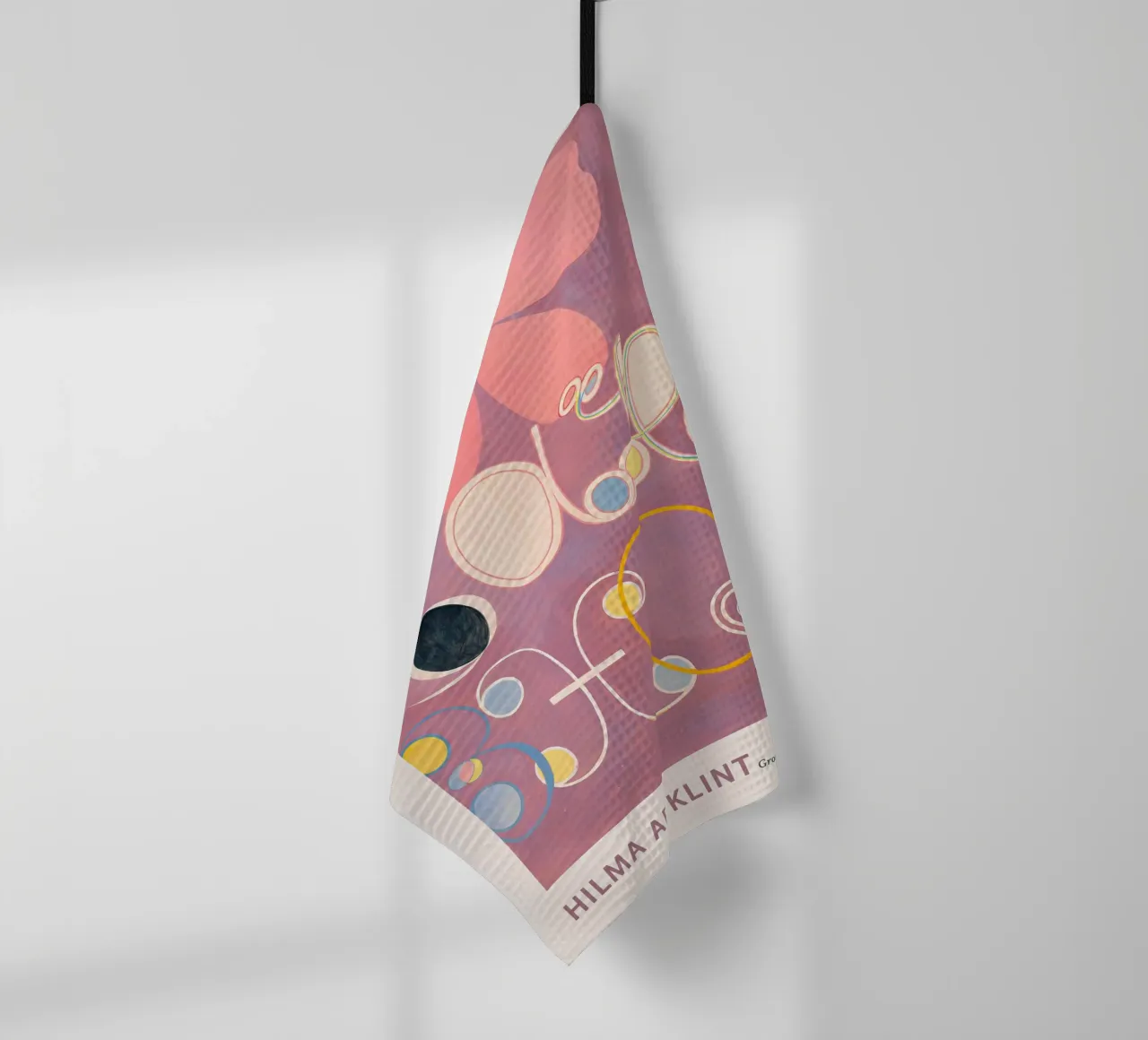 Hilma af Klint "Erwachsensein" Abstrakter Blumenkunstdruck Geschirrtuch von homdeco