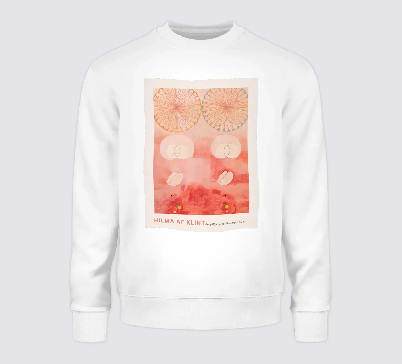 Hilma af Klint "Ouderdom" Abstracte Cyclus Kunstdruk sweatshirt van homdeco