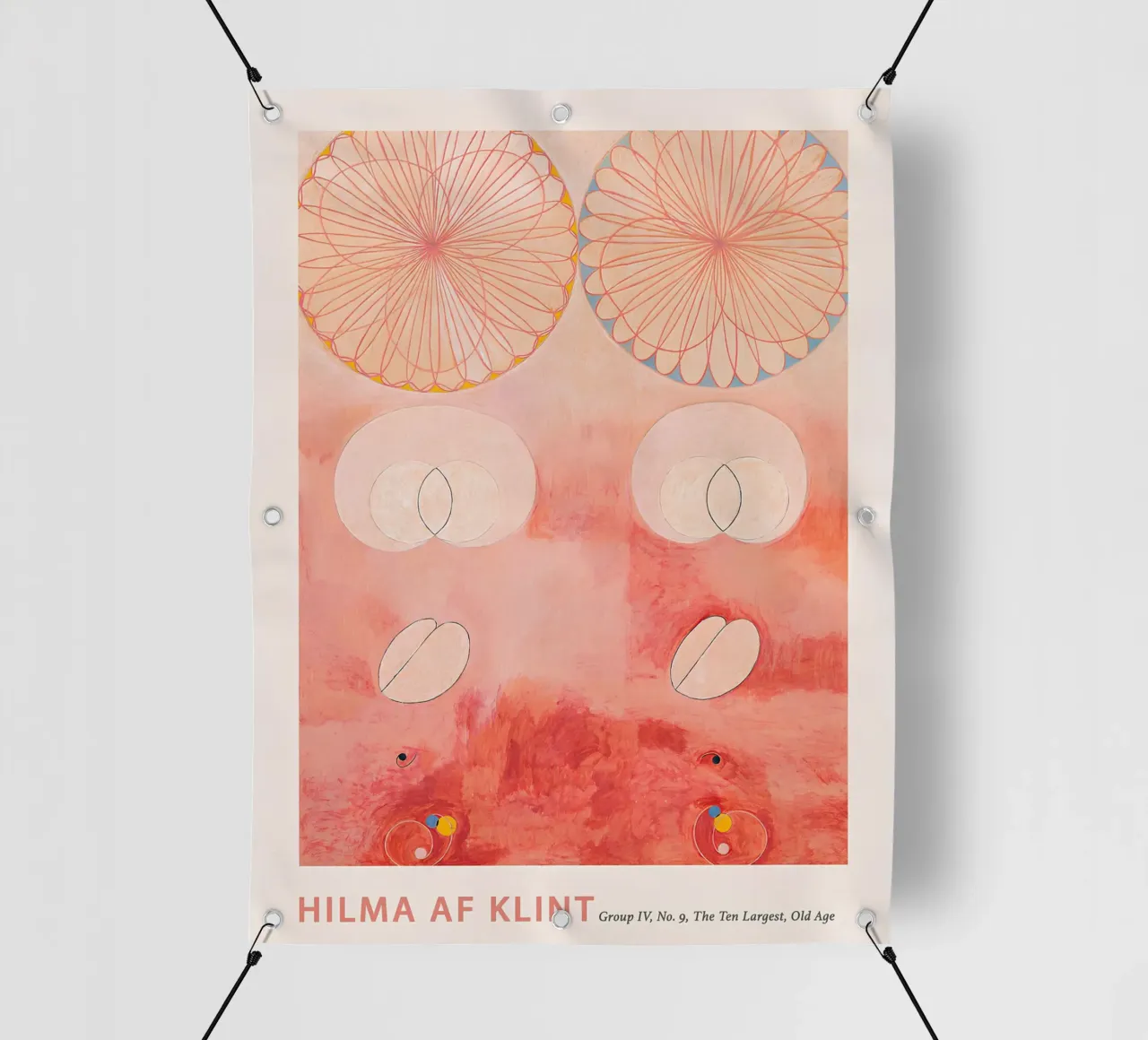 Hilma af Klint "Ouderdom" Abstracte Cyclus Kunstdruk pvc-zeil van homdeco