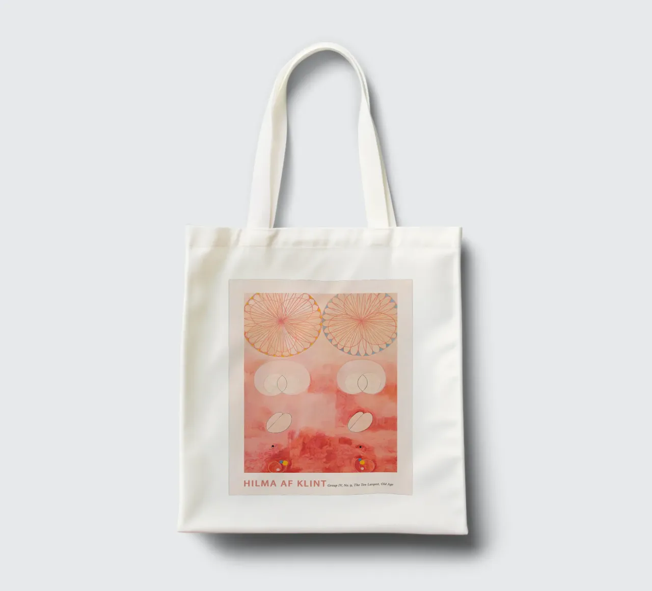 Hilma af Klint "Ouderdom" Abstracte Cyclus Kunstdruk jute draagtas van homdeco
