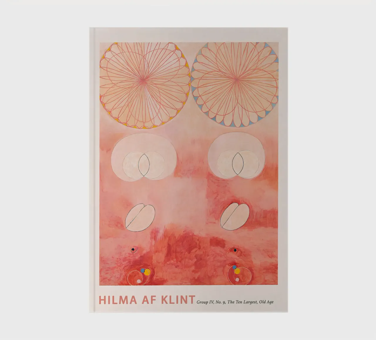 Hilma af Klint "Old Age" Abstract Cycle Art Print notebook by homdeco