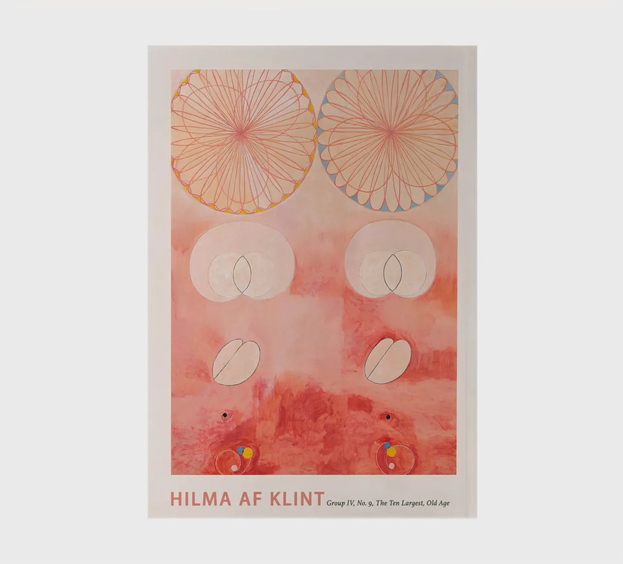 Hilma af Klint "Old Age" Abstract Cycle Art Print notebook by homdeco