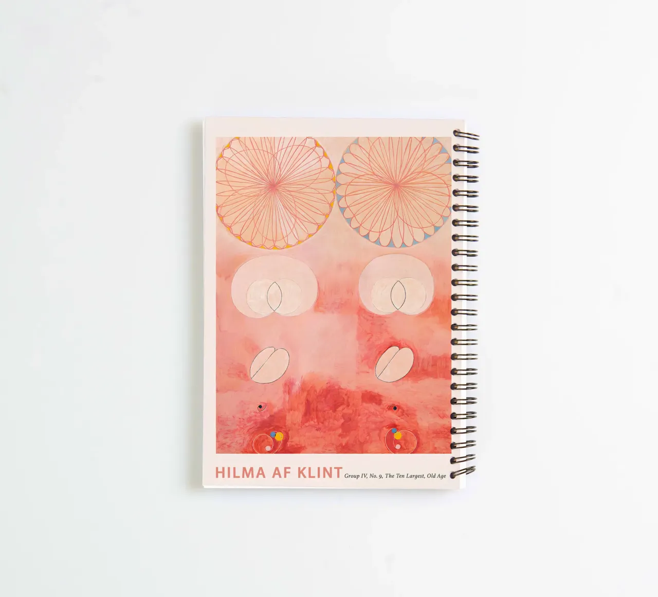 Hilma af Klint "Old Age" Abstract Cycle Art Print spiral notebook by homdeco