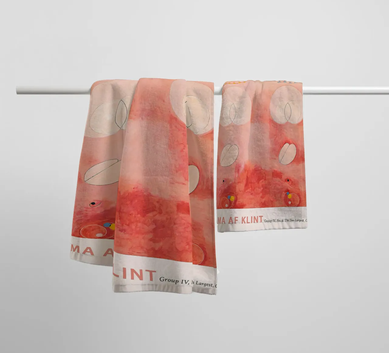 Hilma af Klint "Old Age" Abstract Cycle Art Print towel by homdeco