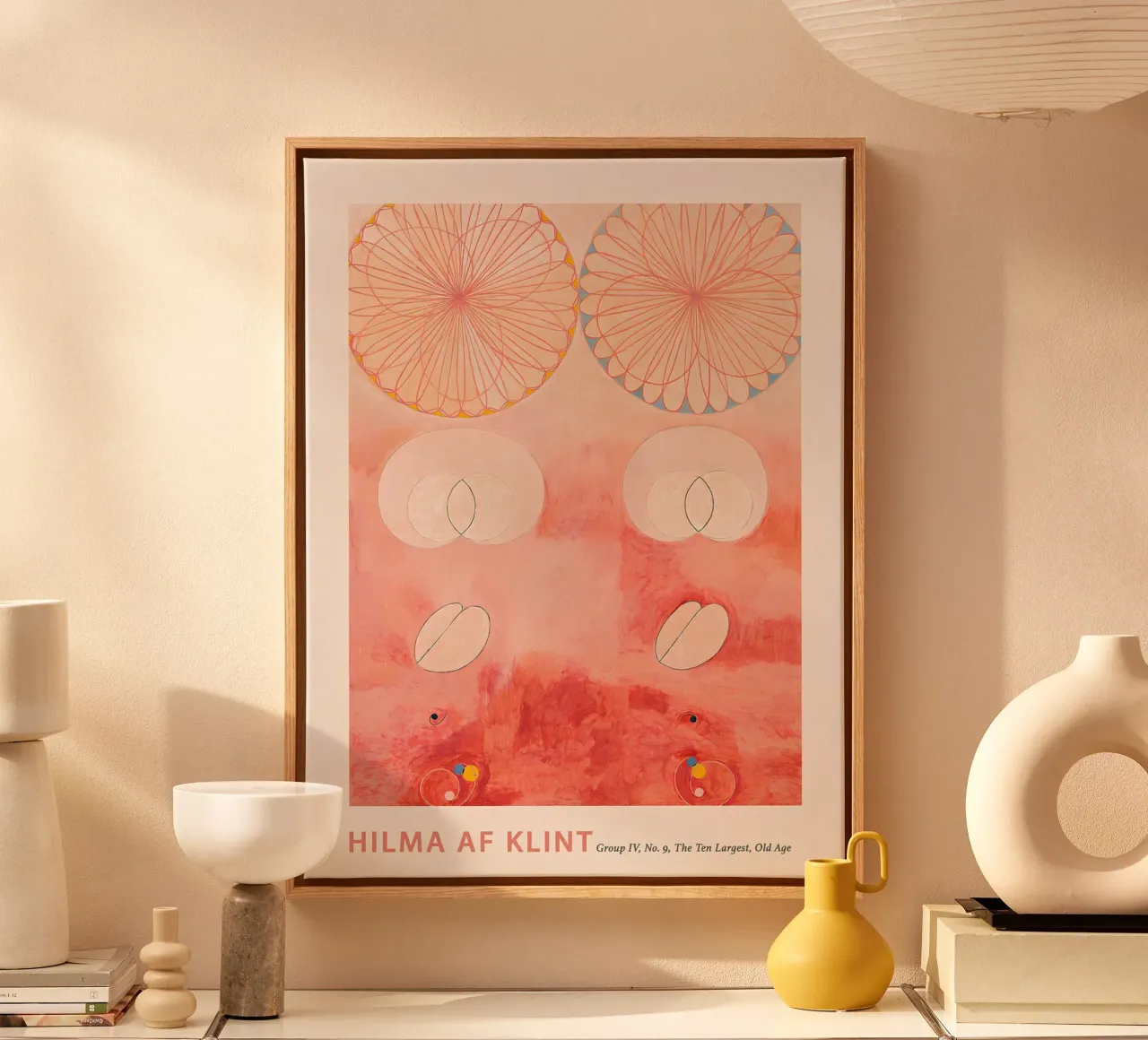 Hilma af Klint "Old Age" Abstract Cycle Art Print canvas by homdeco
