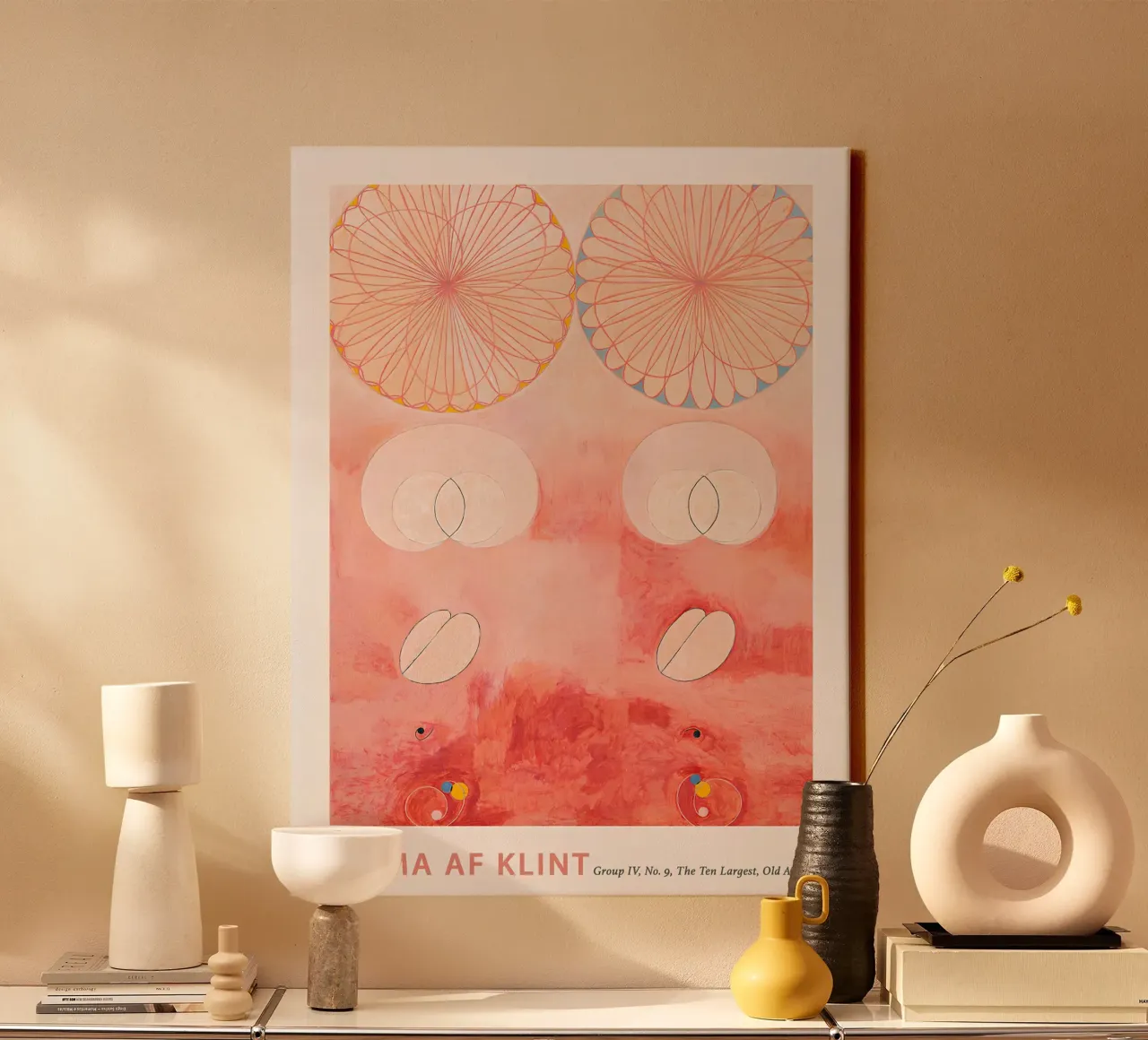 Hilma af Klint "Old Age" Abstract Cycle Art Print canvas by homdeco