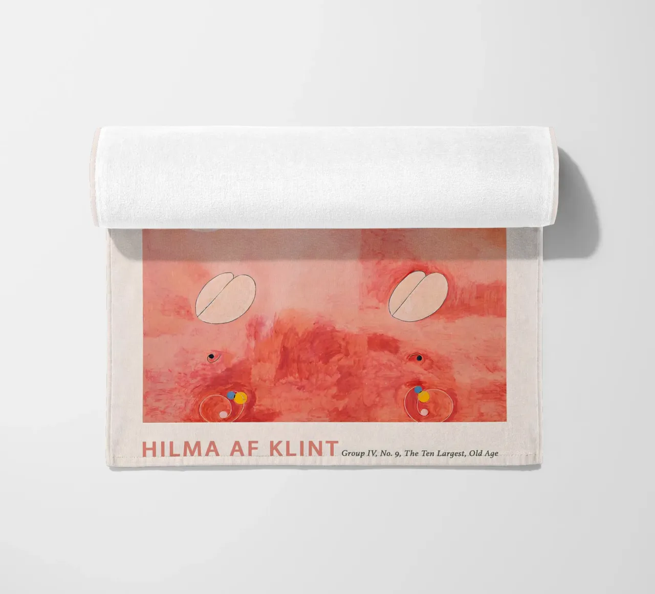 Hilma af Klint "Ouderdom" Abstracte Cyclus Kunstdruk strandhanddoek van homdeco