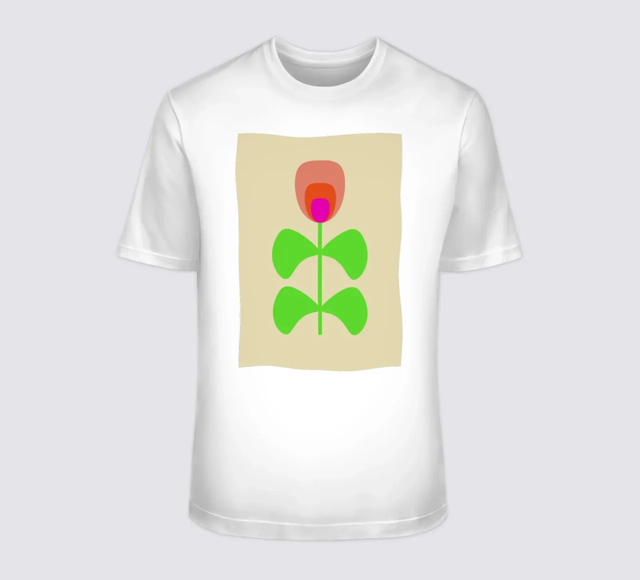 Bloom Blume Blüte Scandi style t-shirt da Nica Colorie