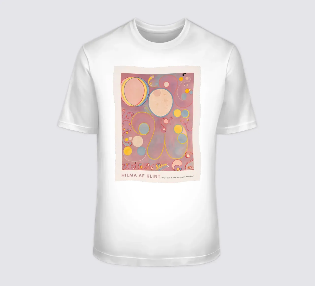 Hilma af Klint "Erwachsensein" Abstrakte Lebenszyklen Druck T-Shirt von homdeco
