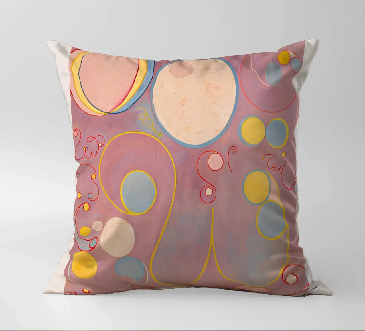 Hilma af Klint "Adulthood" Impression abstraite sur les cycles de vie coussin de homdeco