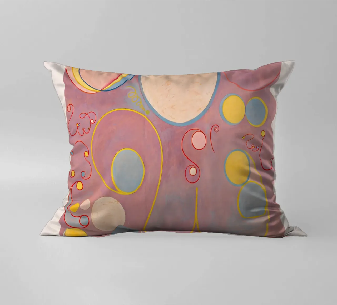 Hilma af Klint "Adulthood" Impression abstraite sur les cycles de vie coussin de homdeco