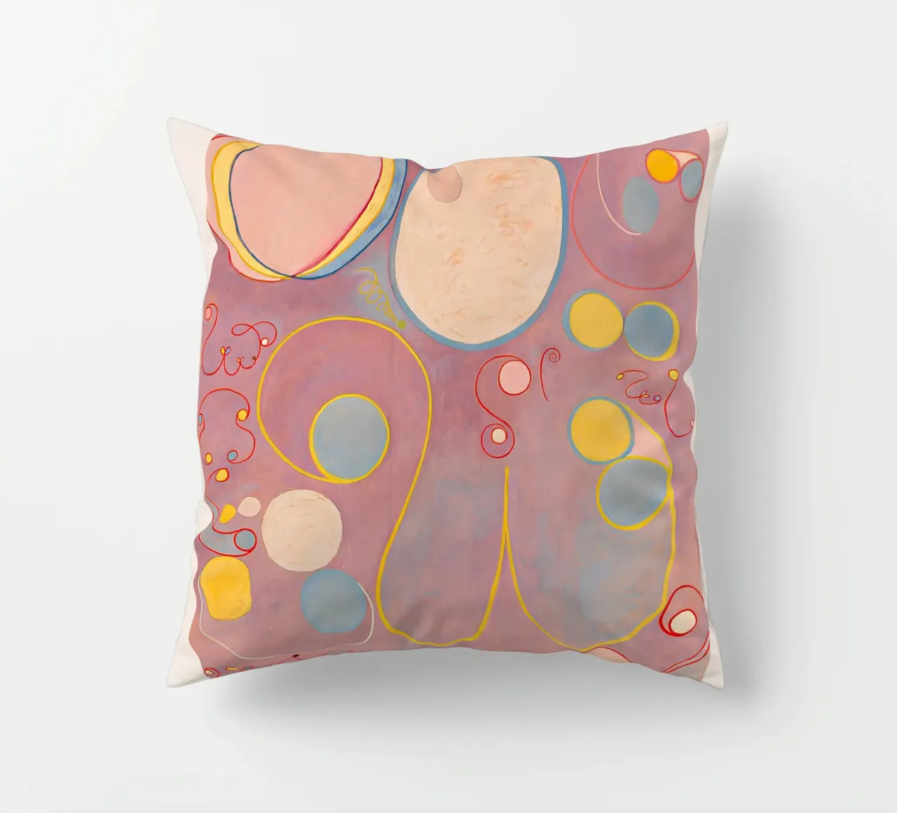 Hilma af Klint "Adulthood" Impression abstraite sur les cycles de vie coussin de homdeco