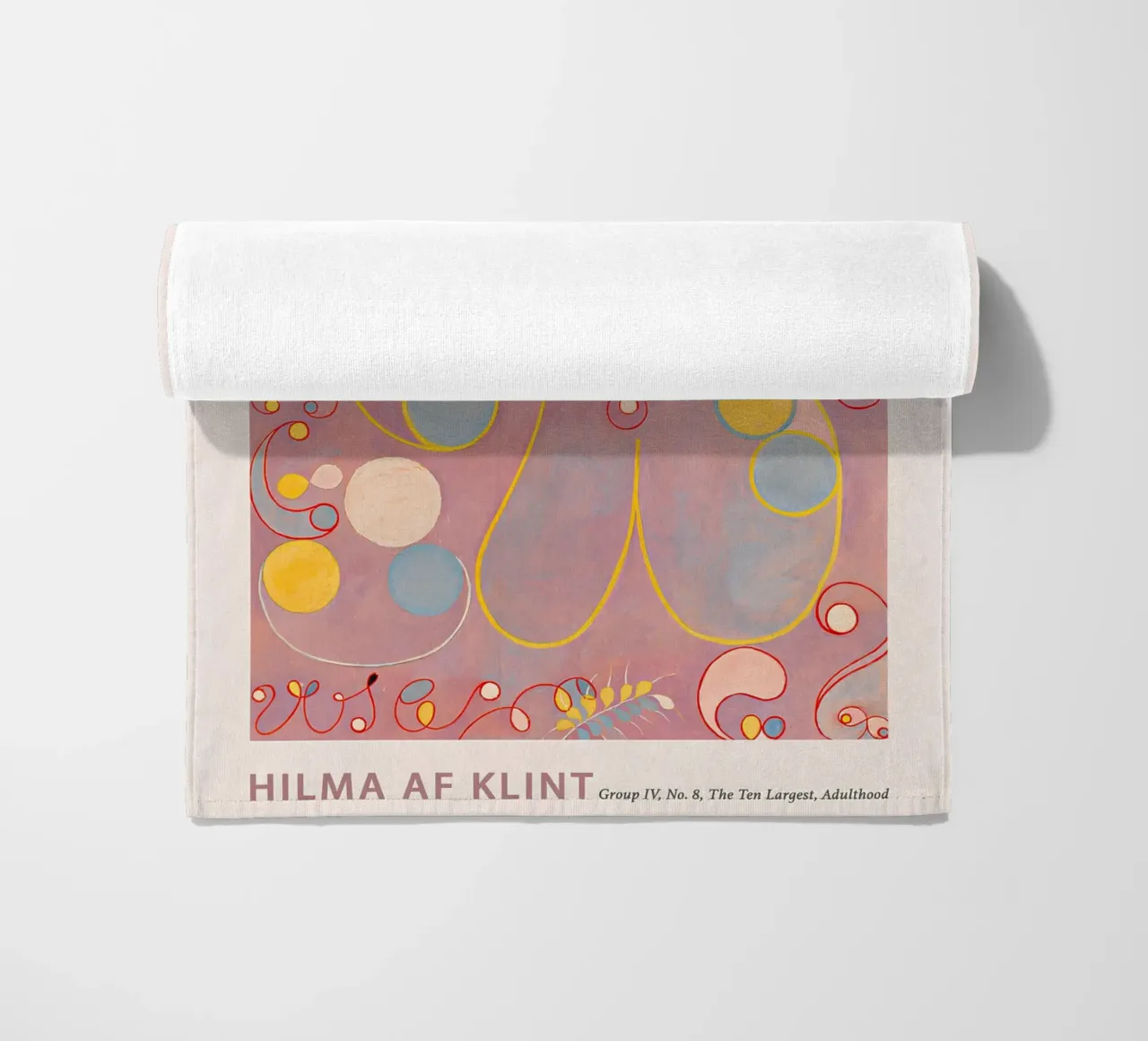 Hilma af Klint "Adulthood" Stampa astratta sui cicli vitali telo mare da homdeco