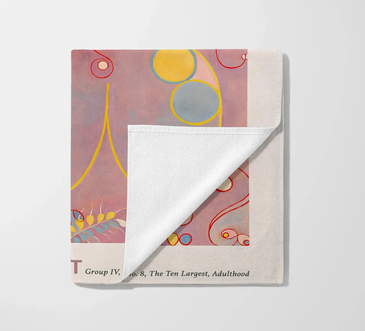 Hilma af Klint "Adulthood" Stampa astratta sui cicli vitali telo mare da homdeco