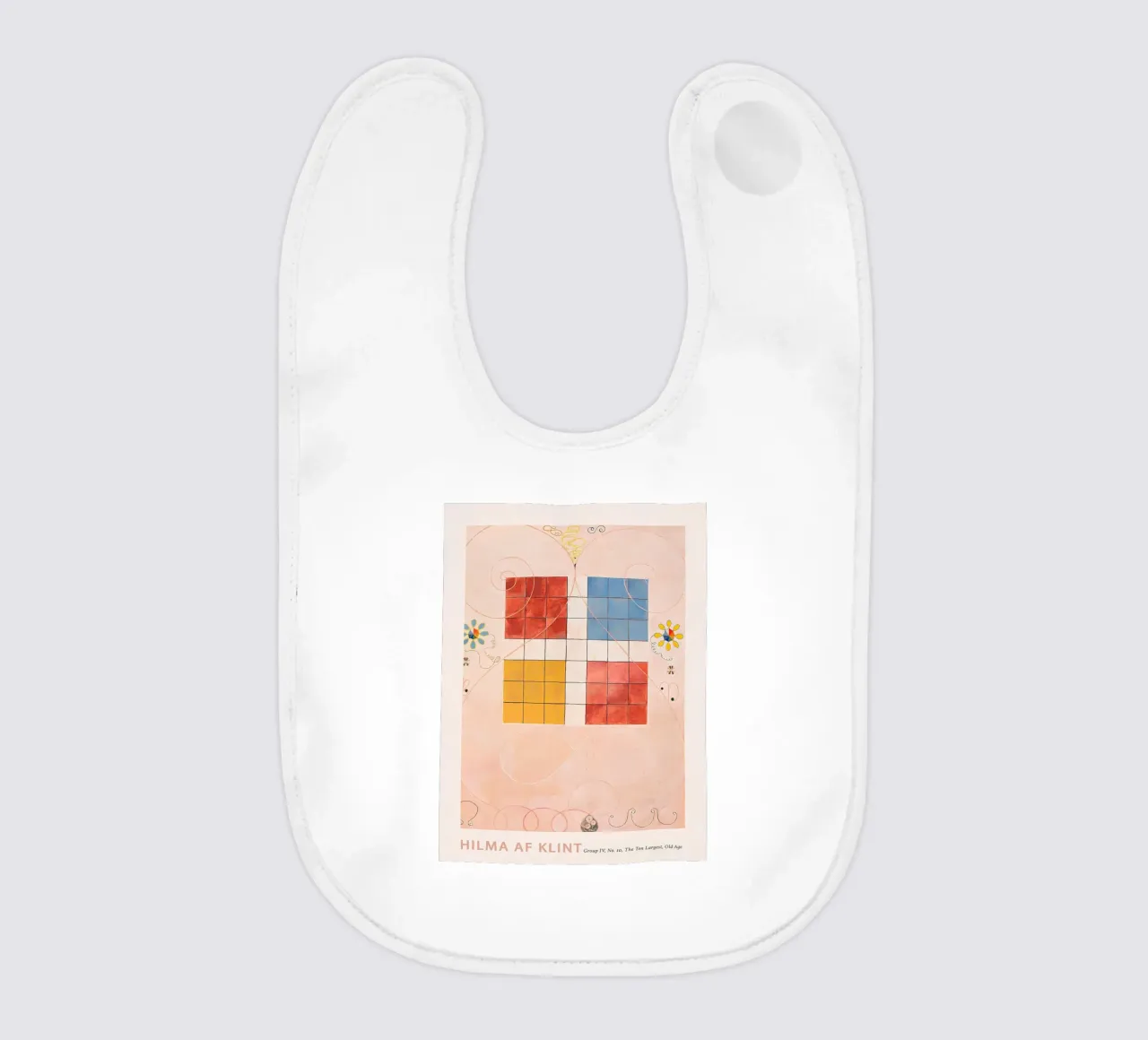 Hilma af Klint "Alter" Abstraktes Raster Kunstdruck Babylätzchen von homdeco