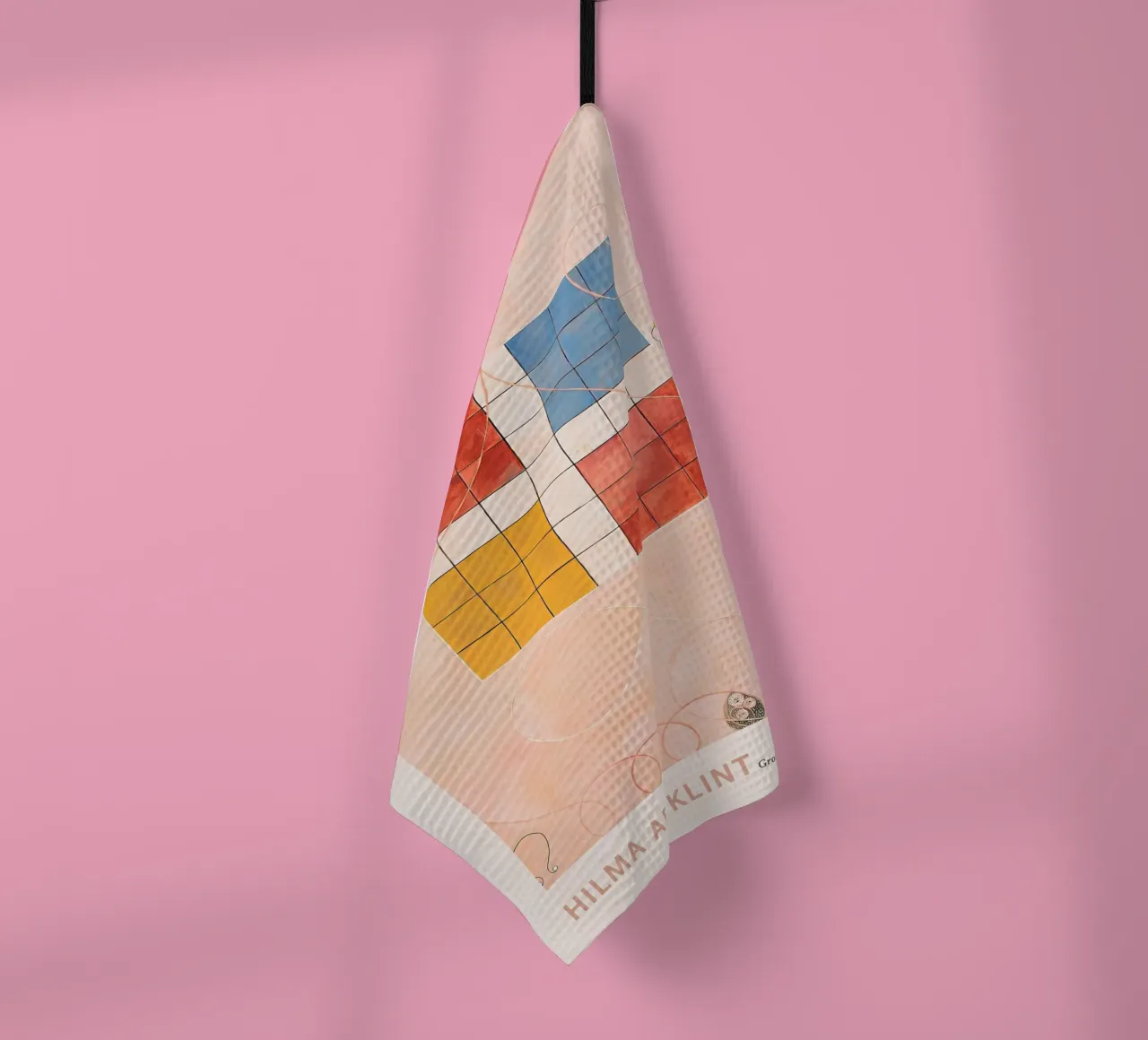 Hilma af Klint "Old Age" Abstract Grid Art Print theedoek van homdeco