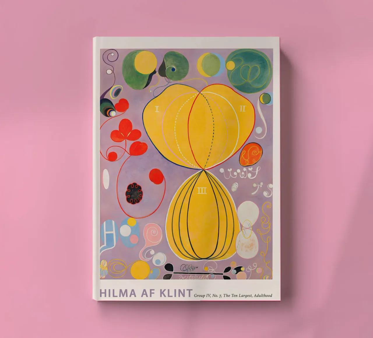 Hilma af Klint "Adulthood" Stampa botanica astratta diario da homdeco