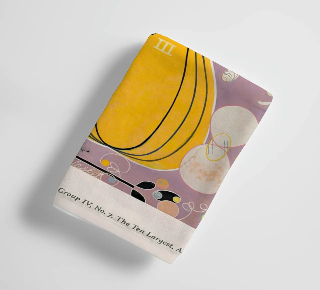 Hilma af Klint "Adulthood" Abstract Botanical Print towel by homdeco