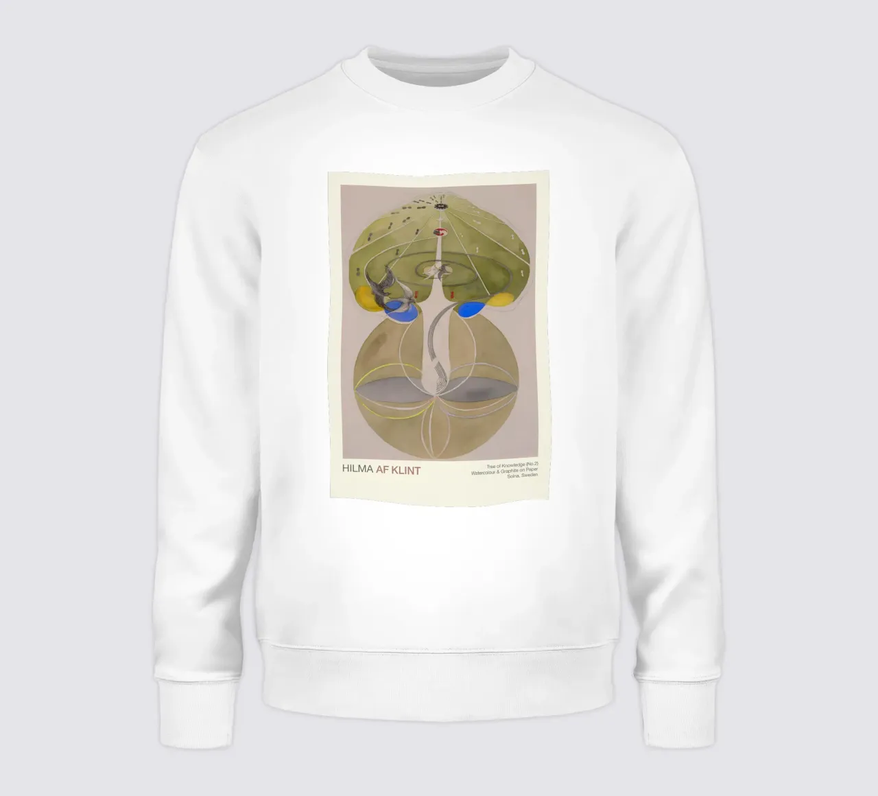 Hilma af Klint "Albero della conoscenza n. 2" Natura astratta felpa da homdeco