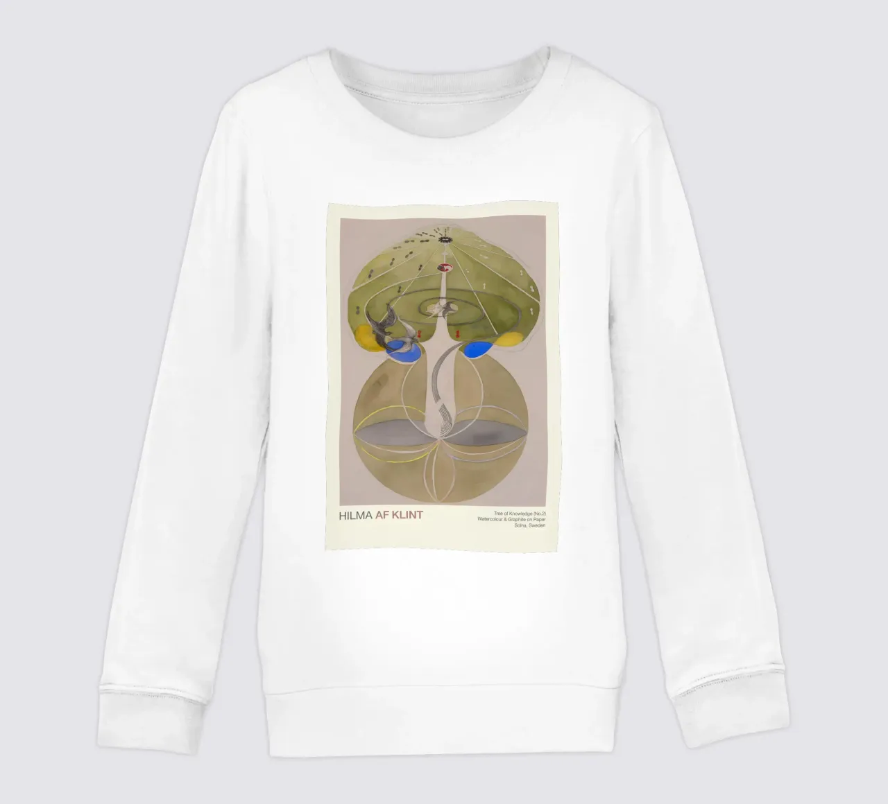 Hilma af Klint "Albero della conoscenza n. 2" Natura astratta felpa bambino da homdeco