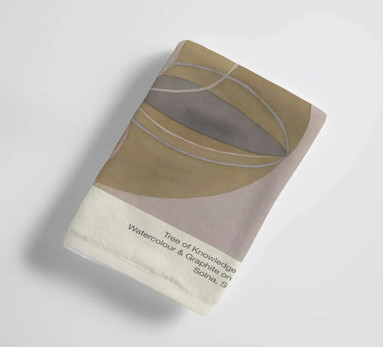 Hilma af Klint "Albero della conoscenza n. 2" Natura astratta asciugamano da bagno da homdeco