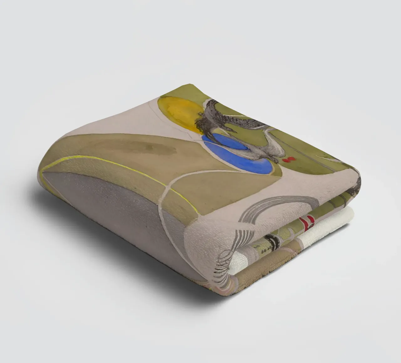 Hilma af Klint "Albero della conoscenza n. 2" Natura astratta asciugamano da bagno da homdeco