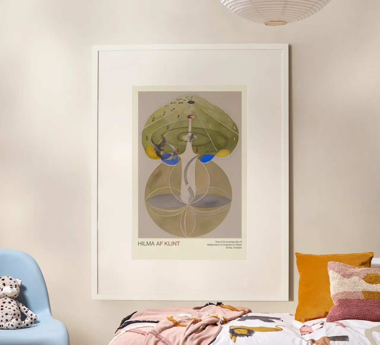 Hilma af Klint "Tree of Knowledge No. 2" Abstract Nature hahnemühle by homdeco