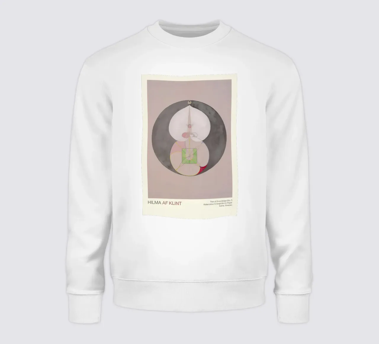 Hilma af Klint "Albero della conoscenza n. 7" Nucleo astratto felpa da homdeco