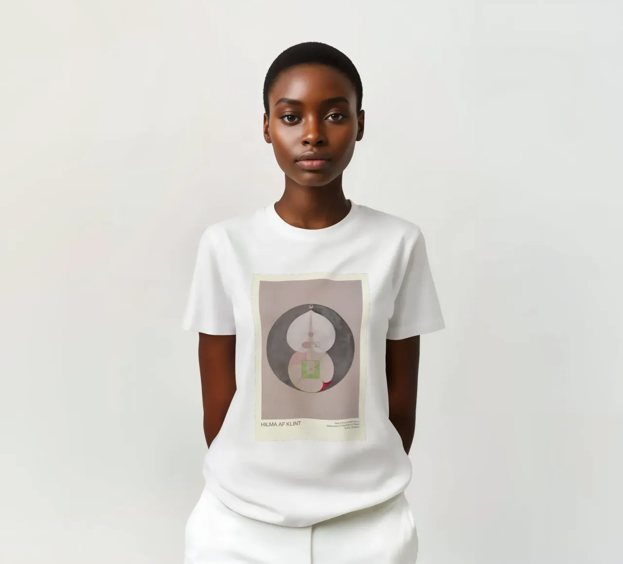 Hilma af Klint "Tree of Knowledge No. 7" Abstract Core t-shirt by homdeco