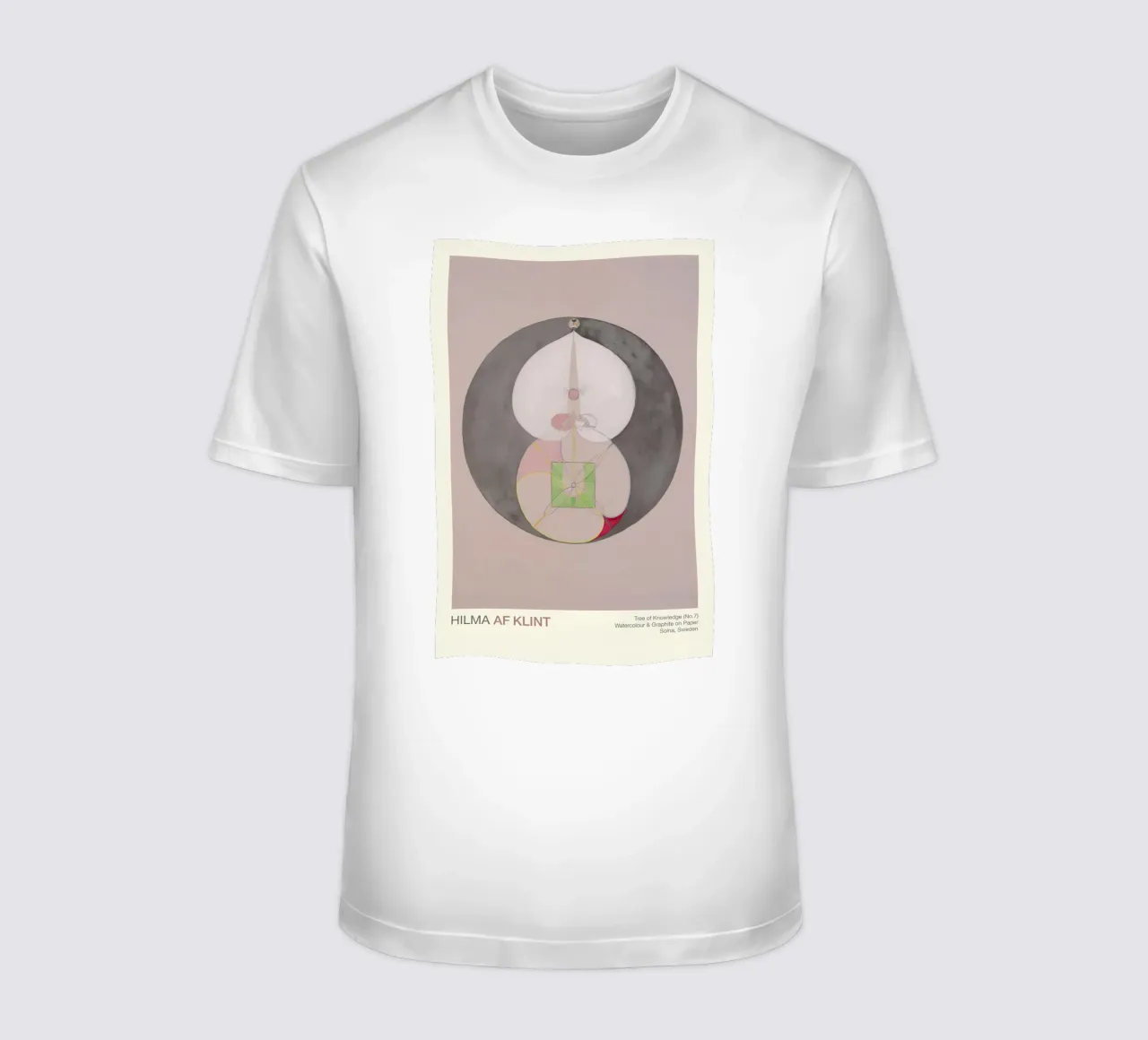 Hilma af Klint "Tree of Knowledge No. 7" Abstract Core t-shirt by homdeco