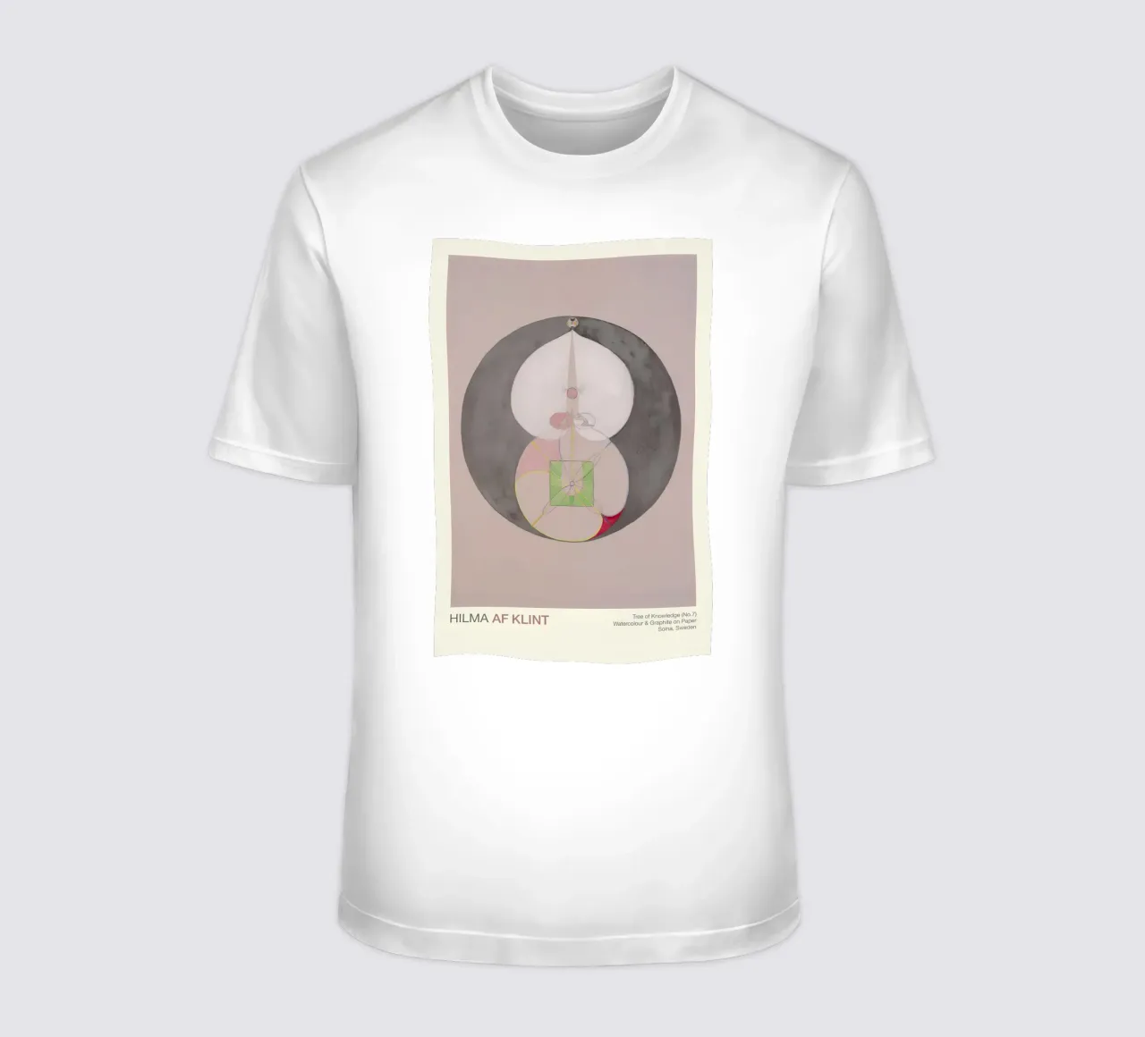 Hilma af Klint "Albero della conoscenza n. 7" Nucleo astratto t-shirt da homdeco