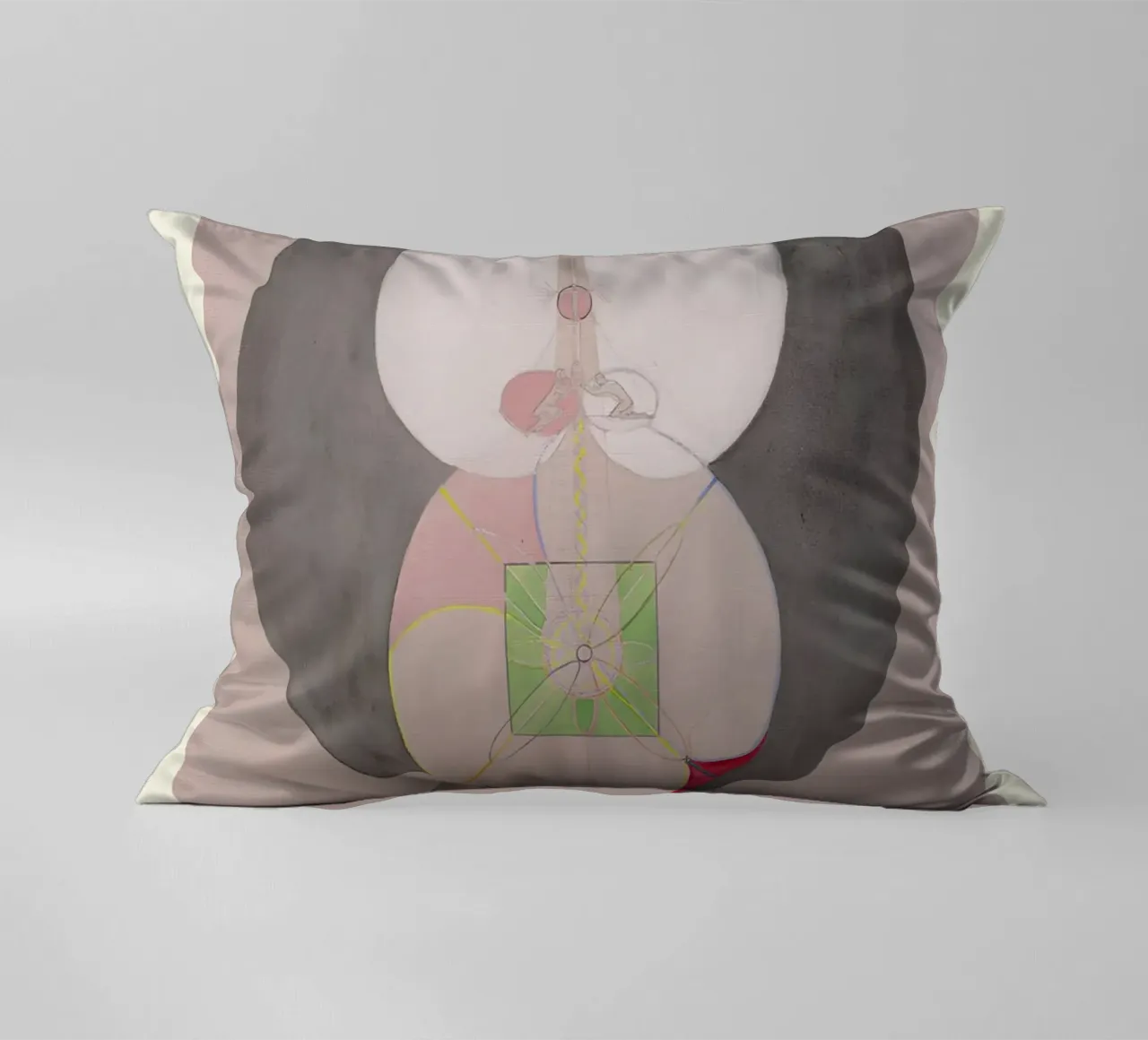 Hilma af Klint "Tree of Knowledge No. 7" Abstract Core decorative cushion by homdeco