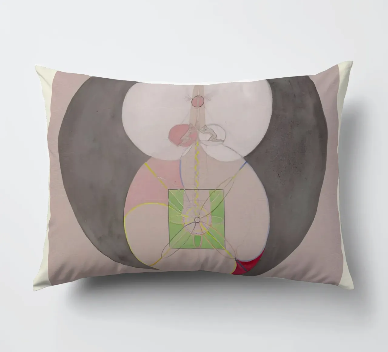 Hilma af Klint "Tree of Knowledge No. 7" Abstract Core decorative cushion by homdeco